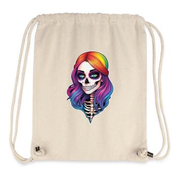 Halloween - Rock & Regenbogen - Stanley/Stella recycelter Gym Bag - Naturweiß - Vorne