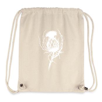The delicate menace of the thistle blossom - Stanley/Stella Recycled Gym Bag - natural - Front