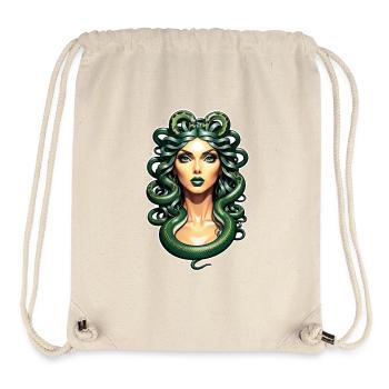 medusa mythologie grecque monstre - Sac à cordon recyclé Stanley/Stella - blanc naturel - Devant