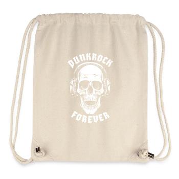 PUNKROCK FOREVER - Stanley/Stella recycelter Gym Bag - Naturweiß - Vorne