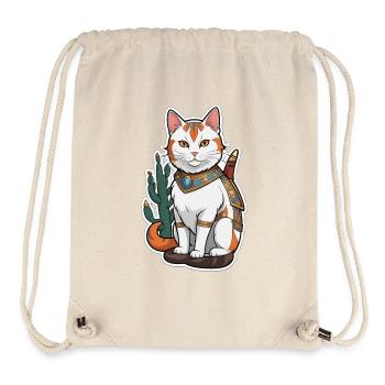 Cat Comic - Stanley/Stella Recycled Gym Bag - natural - Front