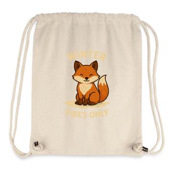 Winter Fuchs Vibes Only - Stanley/Stella recycelter Gym Bag - Naturweiß - Vorne