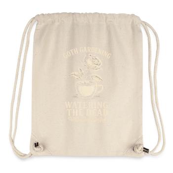 Gothic Garden Coffee Art - Stanley/Stella Recycled Gym Bag - natural - Front