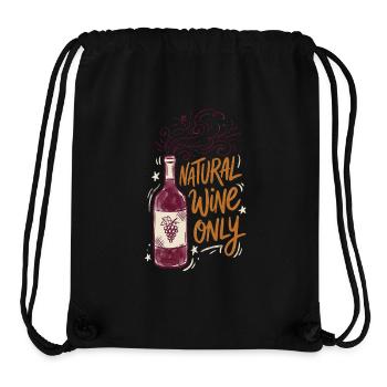 Natural Wine Only - Stanley/Stella recycelter Gym Bag - Schwarz - Vorne