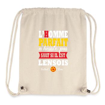 Lens Lensois supporter Football Lens - Sac à cordon recyclé Stanley/Stella - blanc naturel - Devant