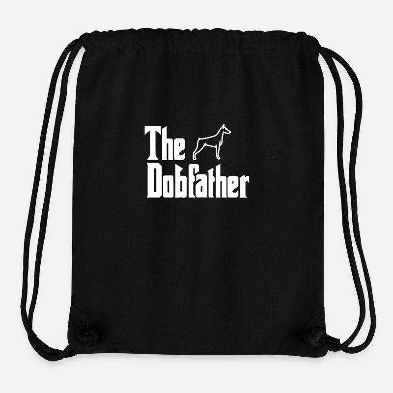 Doberman Shirt Dobermanpate - Sac à cordon recyclé Stanley/Stella - noir