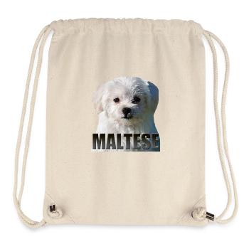 Maltesisch - Stanley/Stella recycelter Gym Bag - Naturweiß - Vorne
