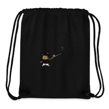 Fishing young fun - Stanley/Stella Recycled Gym Bag - black - Front