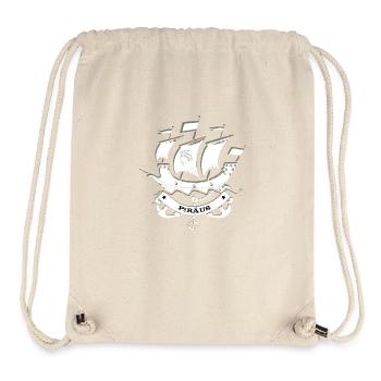 Le Pirée Grèce - Sac à cordon recyclé Stanley/Stella - blanc naturel - Devant