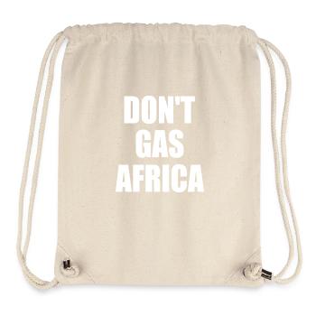 don't gas africa - Stanley/Stella recycelter Gym Bag - Naturweiß - Vorne