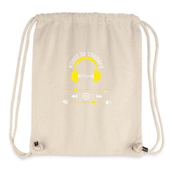 Musik ist Therapie - Stanley/Stella recycelter Gym Bag - Naturweiß - Vorne