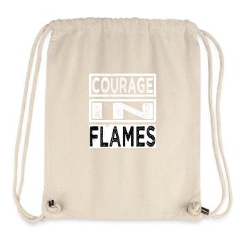 humor bravery funny sayings life saver quote - Stanley/Stella Recycled Gym Bag - natural - Front