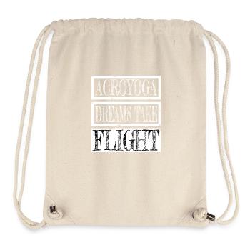 Physical Fitness Bday Inspiration Happy Yoga - Stanley/Stella Recycled Gym Bag - natural - Front