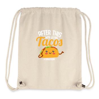 After This We're Getting Tacos #Transferday IVF Eg - Stanley/Stella recycelter Gym Bag - Naturweiß - Vorne