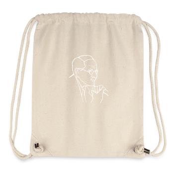 Carl Jung Portrait - Minimal - Stanley/Stella recycelter Gym Bag - Naturweiß - Vorne