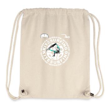 Kitesurf - Stanley/Stella Recycled Gym Bag - natural - Front