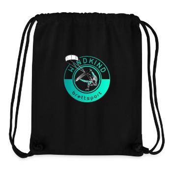 Windkind kiter - Stanley/Stella Recycled Gym Bag - black - Front