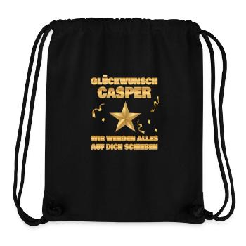 Colleague Casper - Stanley/Stella Recycled Gym Bag - black - Front
