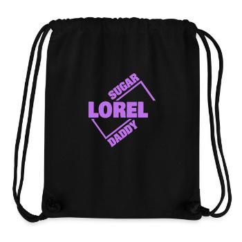 Sugar Daddy Lorel - Sac à cordon recyclé Stanley/Stella - noir - Devant