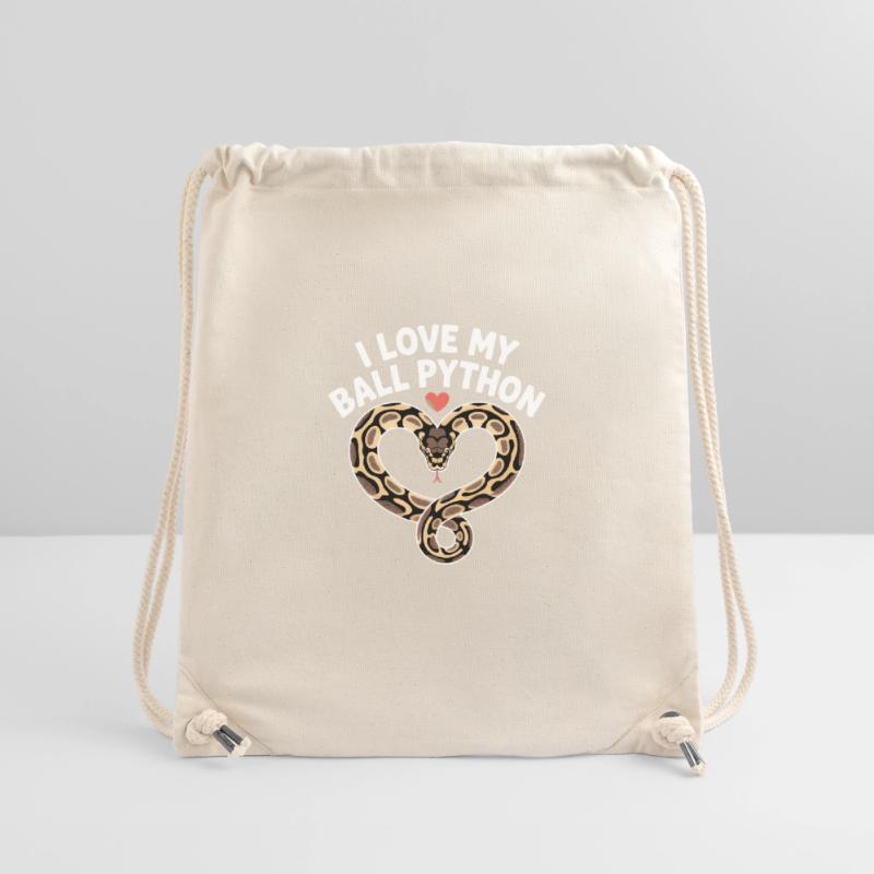 J’adore mon python royal ! Roi python Sac à cordon recyclé Stanley/Stella