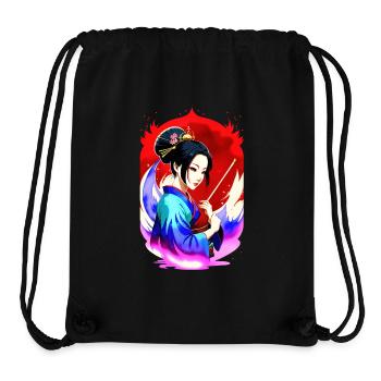 Mystical Geisha - Retro Style - Stanley/Stella Recycled Gym Bag - black - Front