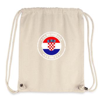 MOJ GRAD KRK - Stanley/Stella recycelter Gym Bag - Naturweiß - Vorne