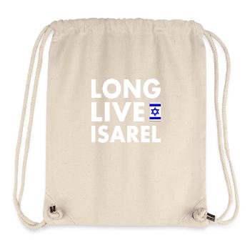 Long live israel - Stanley/Stella Recycled Gym Bag - natural - Front