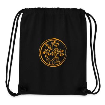 Lebensbaum Zen Buddha Enjoy life spirituell - Stanley/Stella recycelter Gym Bag - Schwarz - Vorne