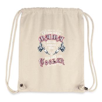 Bin tätowierte Mama - Stanley/Stella recycelter Gym Bag - Naturweiß - Vorne