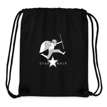 Star Walk - Stanley/Stella recycelter Gym Bag - Schwarz - Vorne
