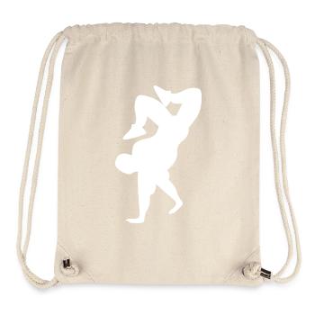 Breakdance - Stanley/Stella recycelter Gym Bag - Naturweiß - Vorne