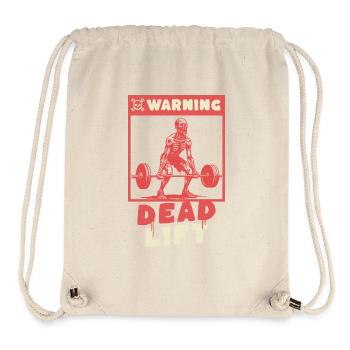 Deadlift zombie | funny gym halloween - Stanley/Stella Recycled Gym Bag - natural - Front