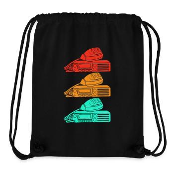 Amateur Radio Radio Antenna - Stanley/Stella Recycled Gym Bag - black - Front