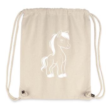 Pony - Stanley/Stella recycelter Gym Bag - Naturweiß - Vorne