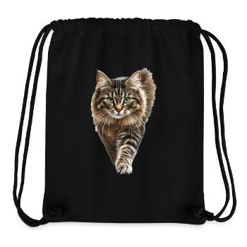 Amerikanischer Bobtail - Stanley/Stella recycelter Gym Bag - Schwarz - Vorne