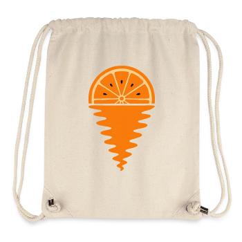 Orange sunset - Stanley/Stella Recycled Gym Bag - natural - Front