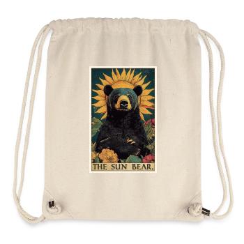 Sun Bear Malaienbär - Stanley/Stella recycelter Gym Bag - Naturweiß - Vorne