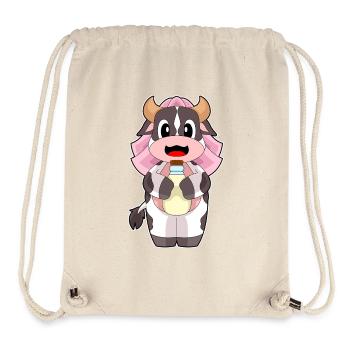 Cat Bridal Veil Wedding - Stanley/Stella Recycled Gym Bag - natural - Front