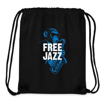 Blue Sax Free Jazz - Stanley/Stella Recycled Gym Bag - black - Front