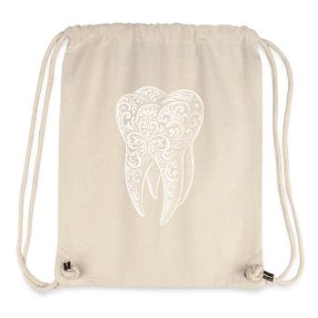 Ornament tooth - Stanley/Stella Recycled Gym Bag - natural - Front