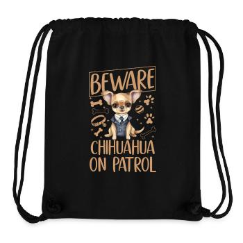 Chihuahua Chihuahueño Beware - Stanley/Stella Recycled Gym Bag - black - Front