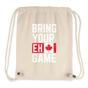 Bring Your Eh Game - Stanley/Stella Recycled Gym Bag - natural - Front