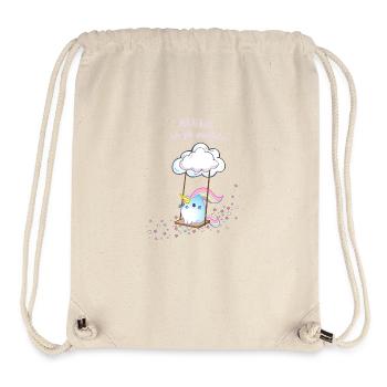 Caticorn Schaukel - Stanley/Stella recycelter Gym Bag - Naturweiß - Vorne