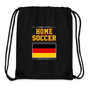 Home of Soccer - Stanley/Stella recycelter Gym Bag - Schwarz - Vorne