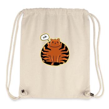 Roar Cat - Stanley/Stella Recycled Gym Bag - natural - Front