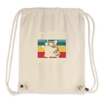 Drôle de dicton pour les fans de hamsters - Sac à cordon recyclé Stanley/Stella - blanc naturel - Devant