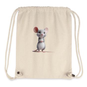 Mouse 4 - Stanley/Stella Recycled Gym Bag - natural - Front