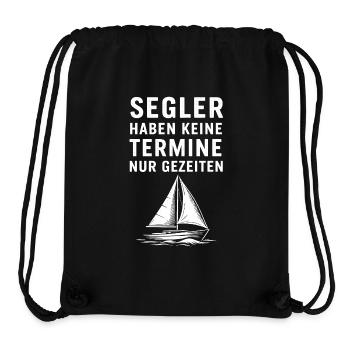 Segeln Spruch fürs Segelboot - Stanley/Stella recycelter Gym Bag - Schwarz - Vorne