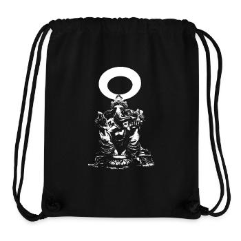 Ganesha Ringlicht - Stanley/Stella recycelter Gym Bag - Schwarz - Vorne