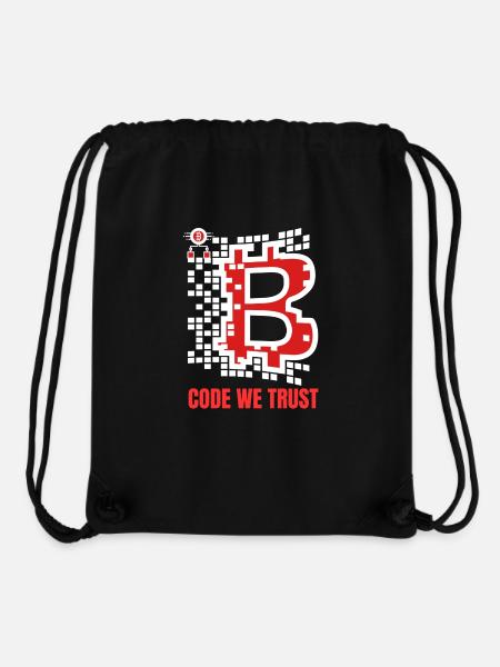 Bitcoin Crypto Geschenk Kryptowährung Geschenkidee - Stanley/Stella recycelter Gym Bag - Schwarz